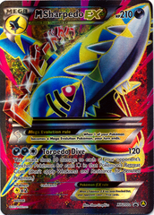 Mega Sharpedo EX XY200a Full Art Promo - Premium Trainer's XY Collection